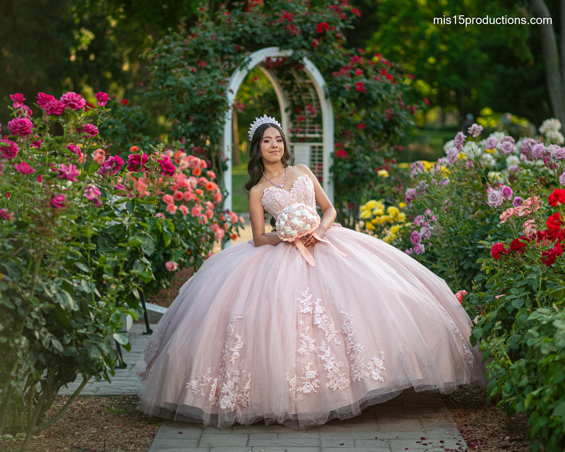 Quinceañera Photographer Rose Garden