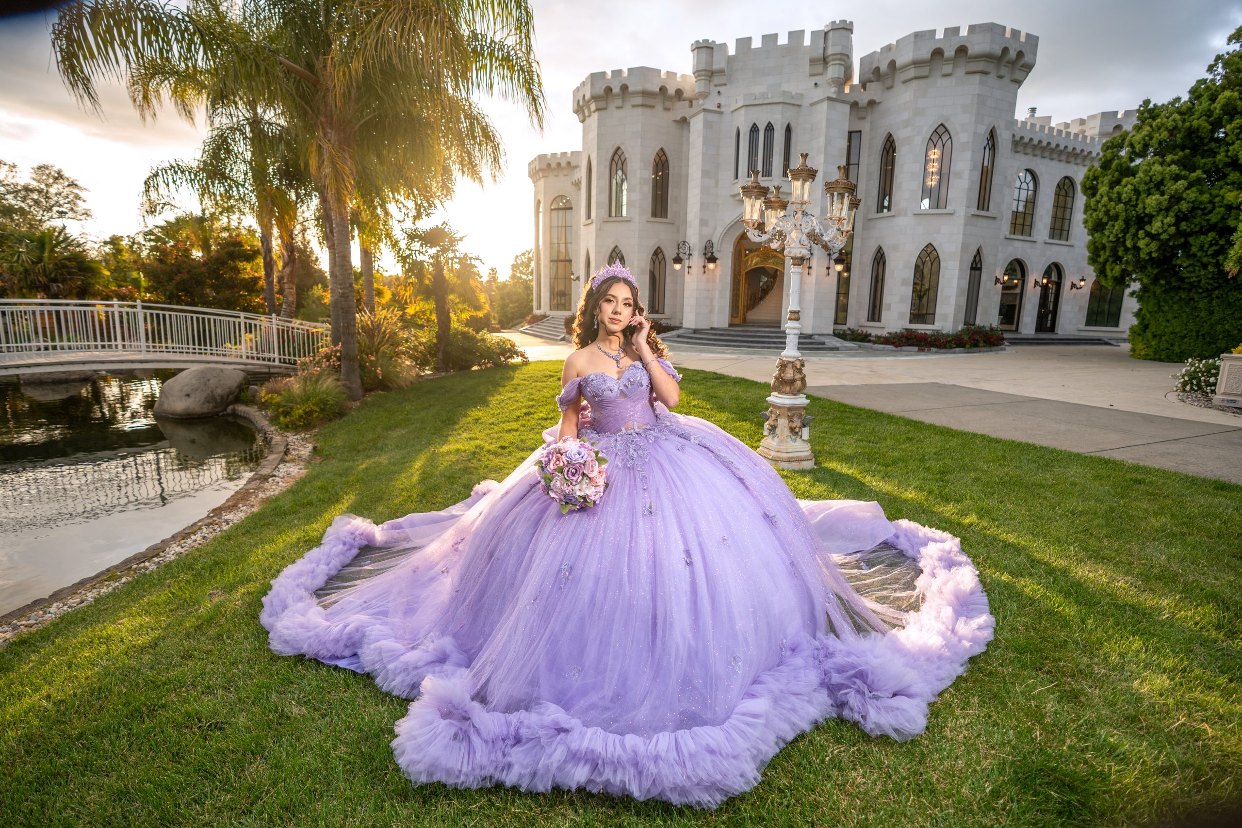 Quinceanera Photographer White Swan Castle, Sacramento, CA